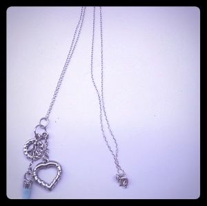 Just Cavalli pendant on a silver chain ,singned.